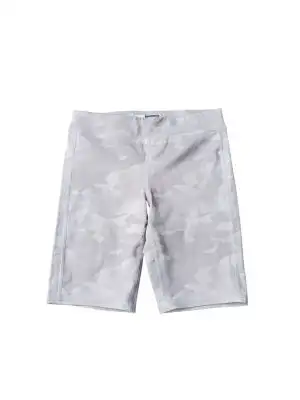 Lolë Girls XL (14/16) Gray Camouflage Athletic Bike Shorts | Str