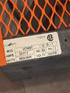 Uniwatt 220 volt Industrial Portable Heater 5000 watt - Photo 6