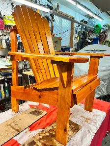 Upright White Pine Adirondack Chairs - Photo 3