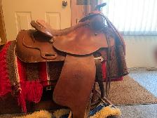 15' western saddle - Photo 2