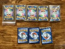 8 Unopened packages of POKÉMON Cards - Japanese & English !
