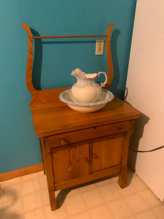 antique washstand