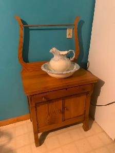 antique washstand