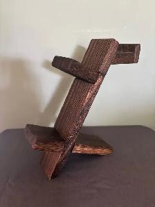 2-Tier Game Wooden Controller Holder & Headset Stand - Photo 2