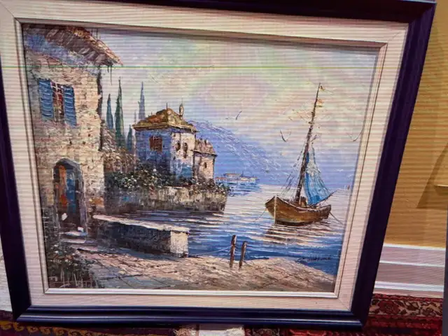 original oil painting 26 by 30 inch