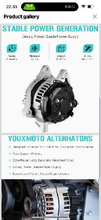 Youxmoto Alternator 3.7L – Jeep Liberty & Dodge Nitro - Photo 3