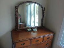 Commode Antique avec Miroir Pivotant - Photo 2