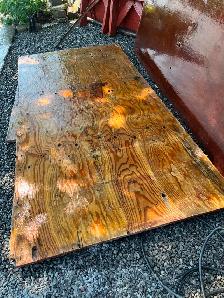 8 feuilles de contre plaqué 4X8X3/4