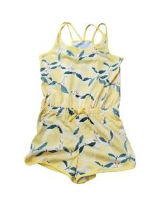 George Girls Lemon Print Summer Romper | Size XLG (14–16)