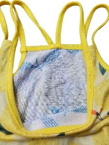 George Girls Lemon Print Summer Romper | Size XLG (14–16) - Photo 2