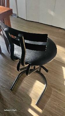Tabouret de bar/banc de Comptoir pivotant - Photo 4