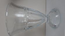 BELLE GRANDE COUPE NEUVE À SUNDAE EN VERRE ÉPAIS 6'HAUT: $10.00 - Photo 2