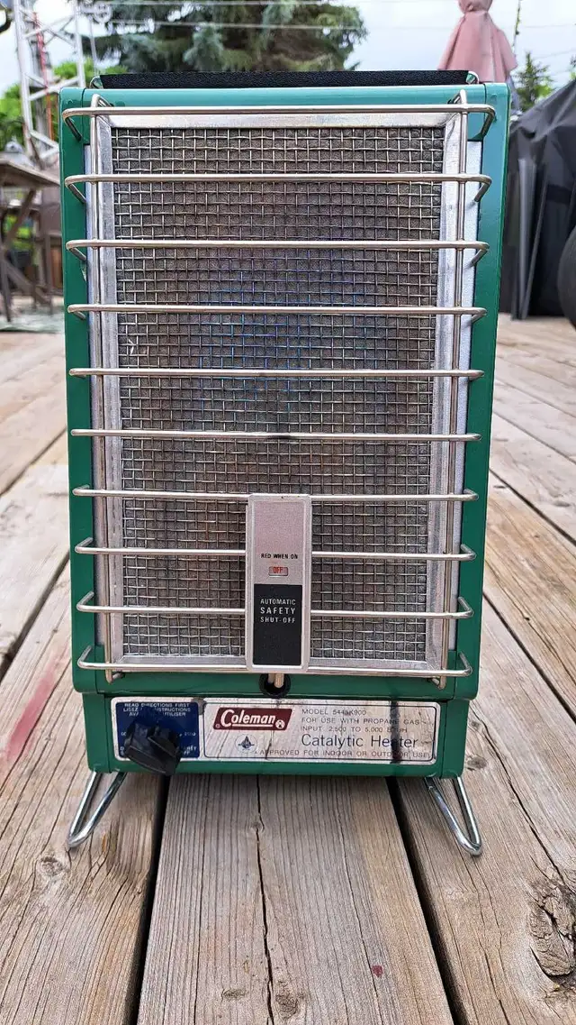 Vintage Coleman catalytic propane heater
