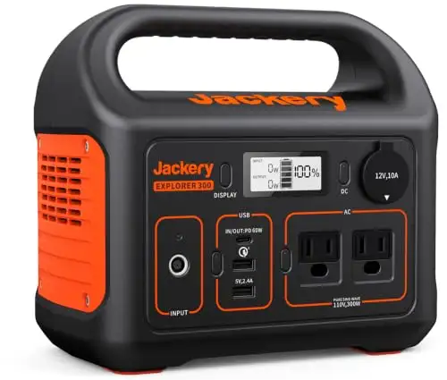 Jackery Portable Power Station Explorer 300, 292Wh Backup...