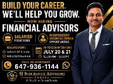 NOW HIRING | LLQP Licensed Financial Advisors