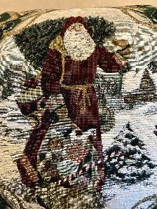 Christmas Tapestry throw pillows. Set of Three - Photo 5