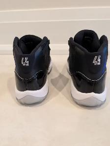 Air Jordan 11 Retro BG Black/ Concord White Size 5 Y Women's 6.5 - Photo 4