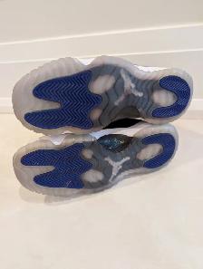 Air Jordan 11 Retro BG Black/ Concord White Size 5 Y Women's 6.5 - Photo 10