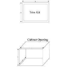Panasonic NN-TK913 30 Inch Wide Microwave Oven Trim Kit - Photo 2