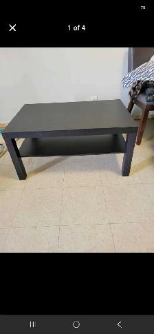 Black table