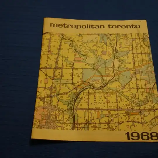VINTAGE 1968 Metropolitan Toronto 10-Page Booklet