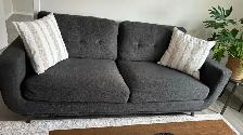 Modern 2-Piece Living Room Set (Sofa & Loveseat) – Excellent Con - Photo 3