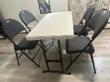 Moving Sale (Table & Chairs) (Bed & Mattress) at Lac La Biche AB