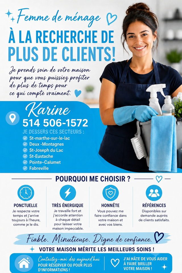Entretien ménager résidentiel