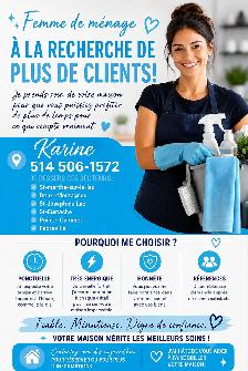 Entretien ménager résidentiel
