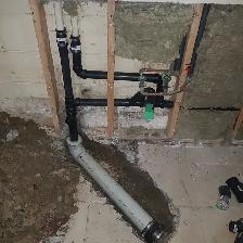 SNAKE DRAIN ROUGH IN WASHROOM SUMP PUMP ISSUE WATERPROOFING WET - Photo 3