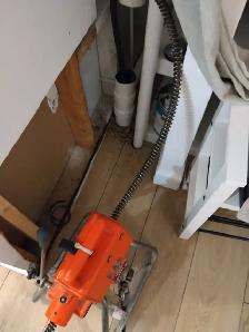 SNAKE DRAIN ROUGH IN WASHROOM SUMP PUMP ISSUE WATERPROOFING WET - Photo 10