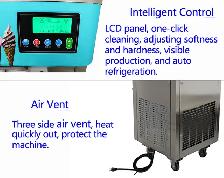 Standing 3 Flavors Soft Ice Cream Cooling Making Machine 210051 - Photo 9