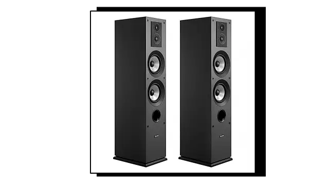 VEVOR Floorstanding Speakers Pair, 3-Way, Floor-Standing Tower S