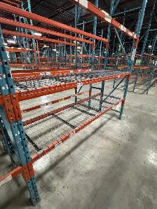 Used racking - 8'6 long beams - 9', 10' & 14' tall x 30' frames
