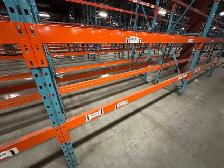 Used pallet racking - 8'6 long Redirack beams