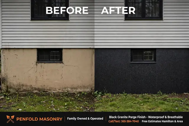Masonry Available Specials Parging/Tuck-Pointing