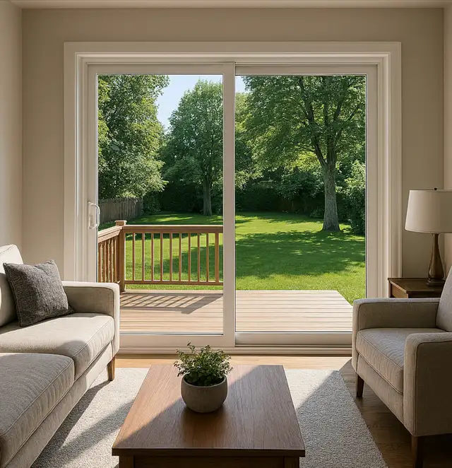 White Vinyl Patio Doors – Best Price for Complete System