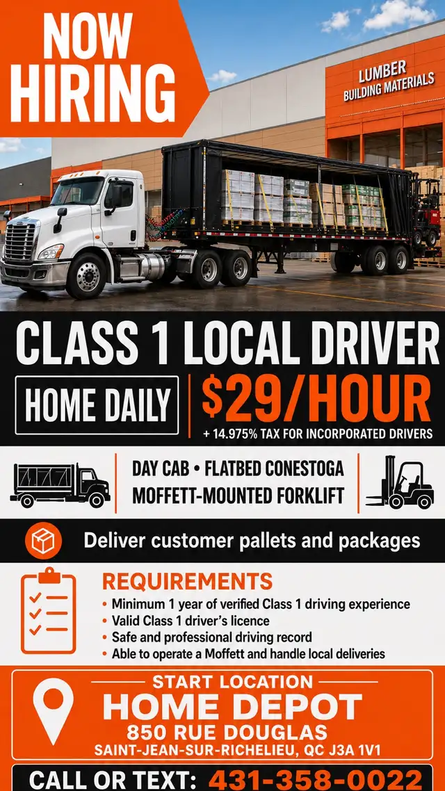 class 1 local driver