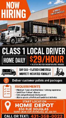 class 1 local driver