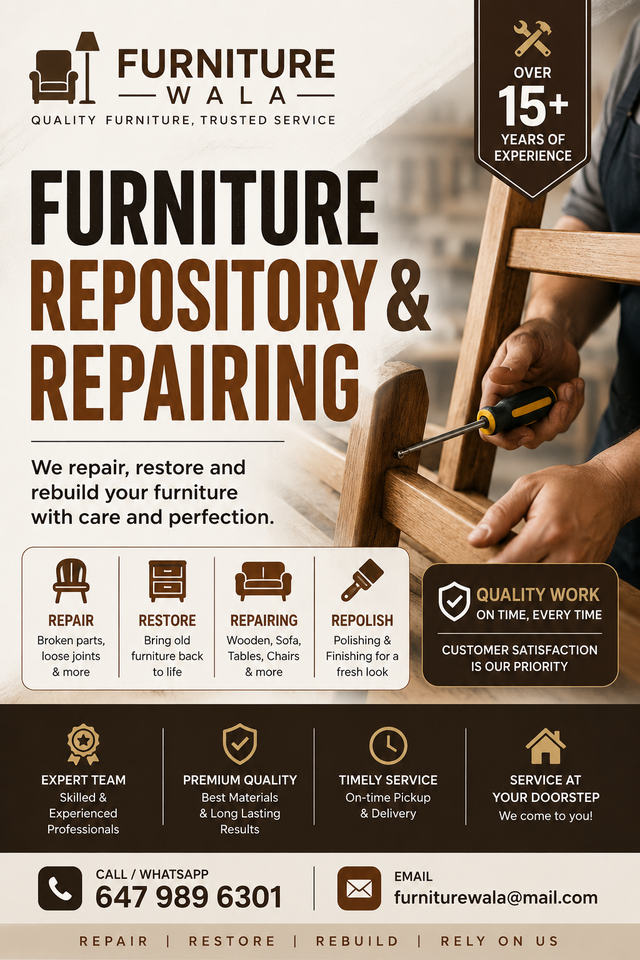 Furniture Repository & Repairing
