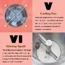4.4-11lbs Dental Lab Agar Gel Mixer Machine Stirrer 110V 056510 - Photo 10