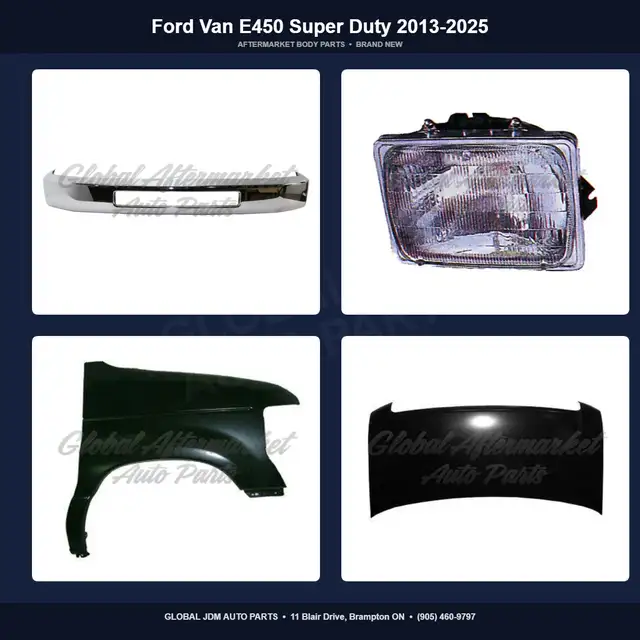 Ford Van E450 Super Duty 2013-2025 Grille Bumper Hood Fender