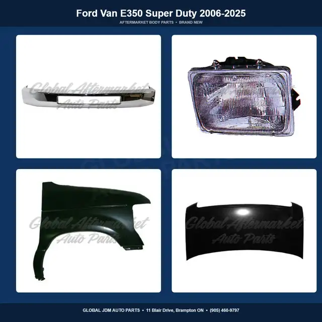 Ford Van E350 Super Duty 2006-2025 Grille Bumper Hood Fender