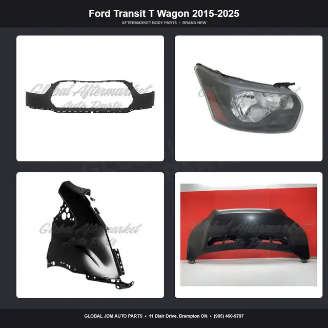 Ford Transit T Wagon 2015-2025 Hood Grille Mirror Bumper