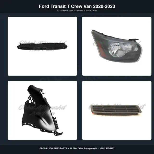 Ford Transit T Crew Van 2020-2023 Grille Mirror Bumper Hood