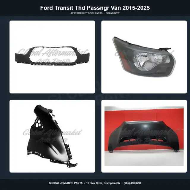 Ford Transit Thd Passngr Van 2015-2025 Hood Grille Mirror