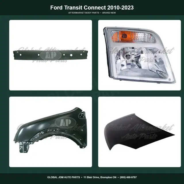 Ford Transit Connect 2010-2023 Hood Grille Fender Bumper