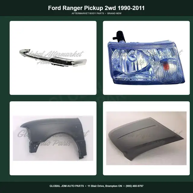 Ford Ranger Pickup 2wd 1990-2011 Grille Fender Mirror Bumper