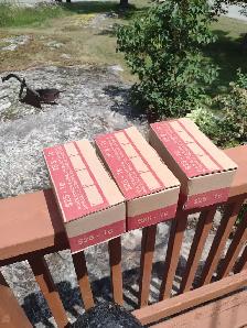 Your choice 3 boxes of Canadian/ American pennies unsearched