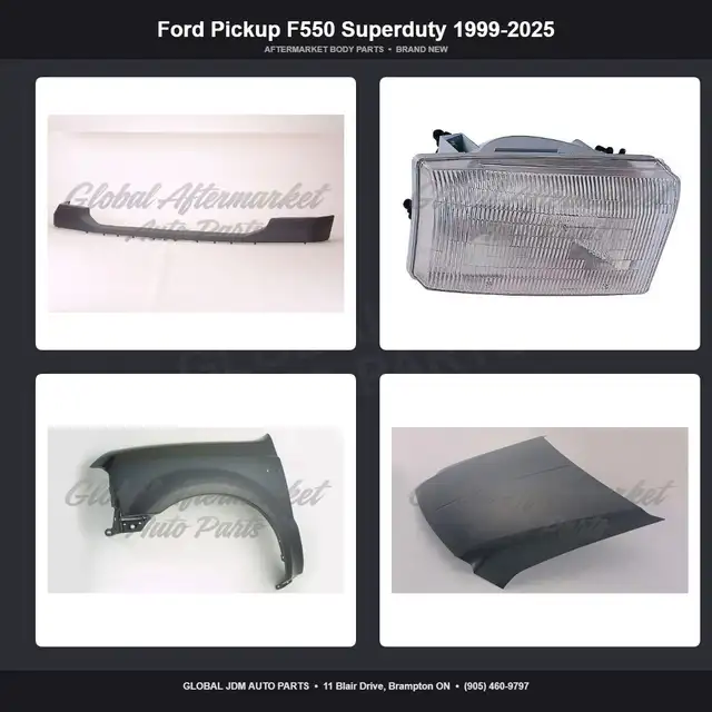 Ford Pickup F550 Superduty 1999-2025 Fender Mirror Grille